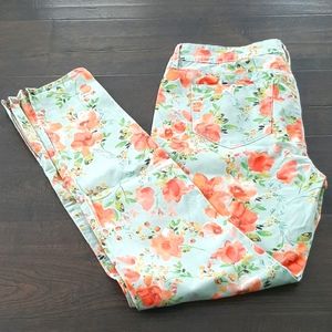 Candie's Floral Print Skinny Jeans